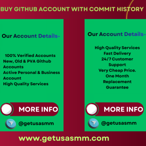 Buy GitHub account with commit history